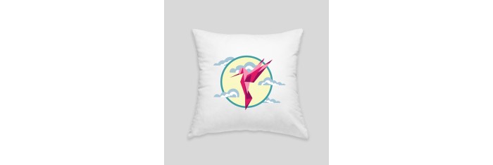 Coussin colibri